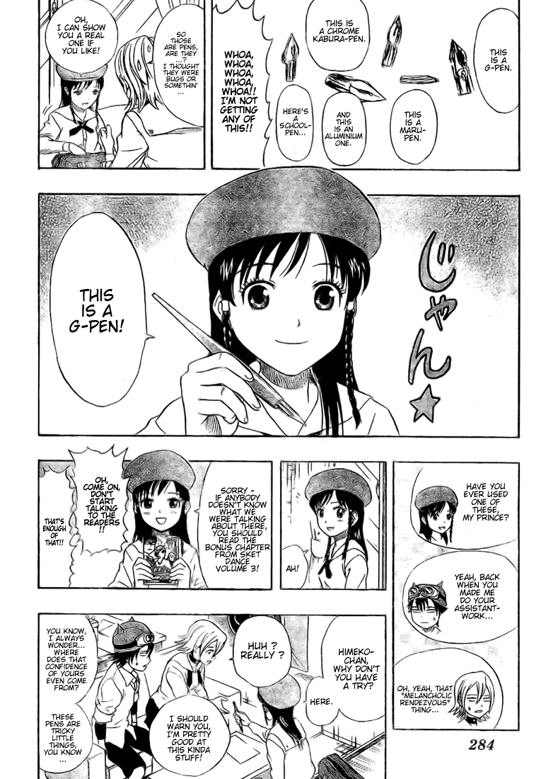 Sket Dance Chapter 55 page 8 - Chapter 55: Hetappi Manga Kenkyūjo R