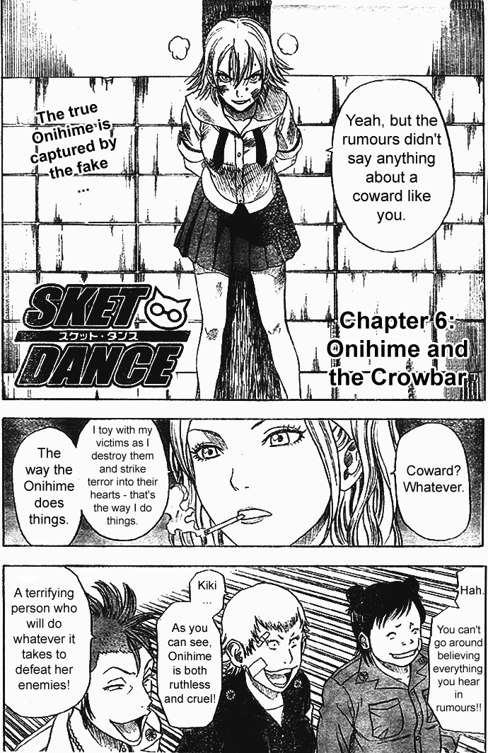 Sket Dance Chapter 6 page 2 - Chapter 6: Onihime and the Crowbar