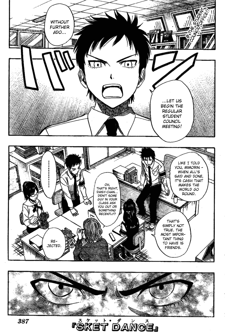 Sket Dance Chapter 64 page 1 - Chapter 64: Panic in the Principal's Office