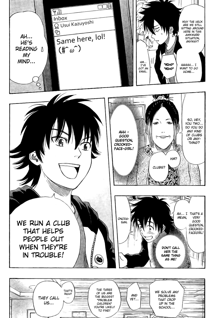 Sket Dance Chapter 66 page 14 - Chapter 66: Group Blind Date Tsukkomi