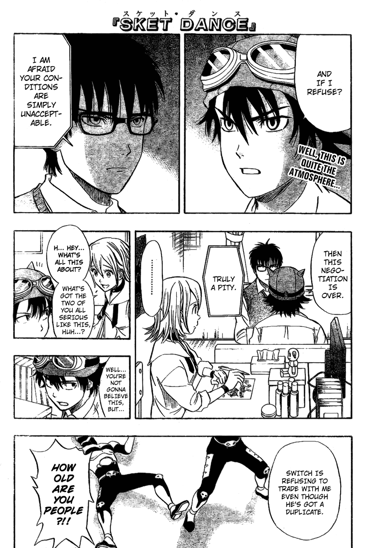Sket Dance Chapter 67 page 1 - Chapter 67: Gatcha Gatcha Trader
