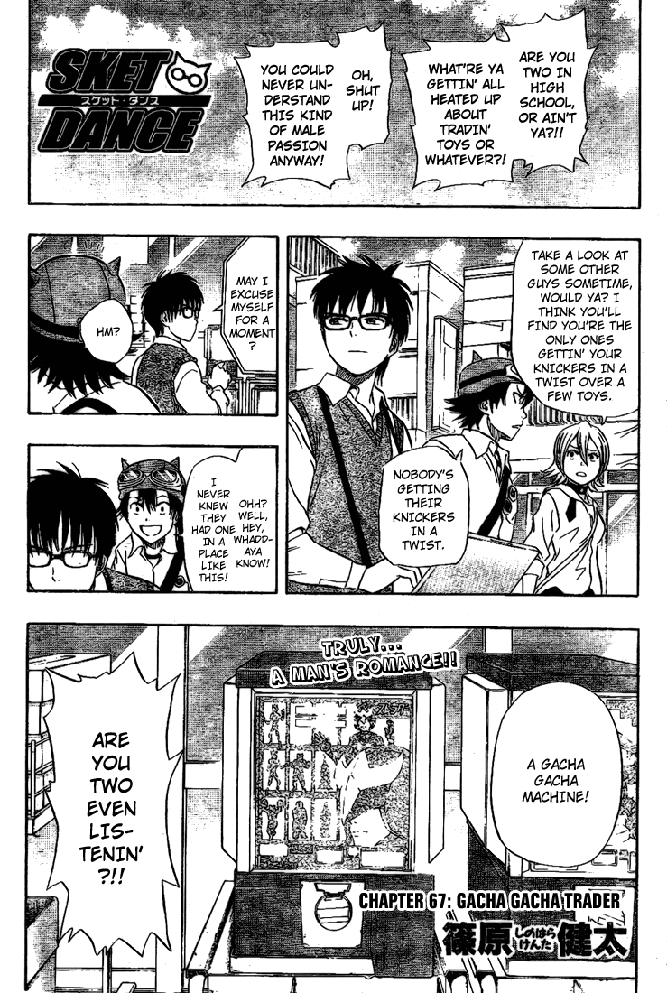 Sket Dance Chapter 67 page 2 - Chapter 67: Gatcha Gatcha Trader