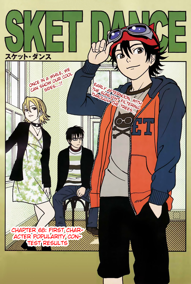 Sket Dance Chapter 68 page 1 - Chapter 68: The First Ever Character Popularity Contest Results Announcement