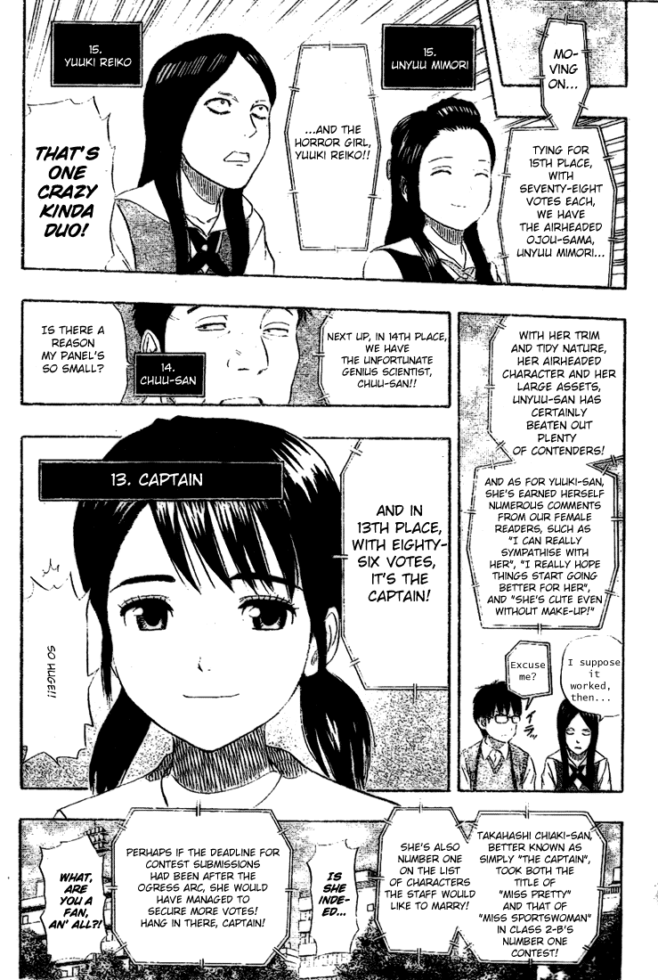 Sket Dance Chapter 68 page 10 - Chapter 68: The First Ever Character Popularity Contest Results Announcement