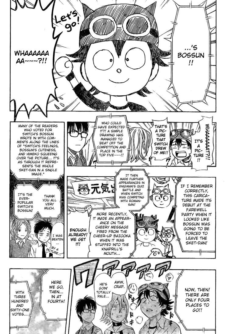 Sket Dance Chapter 68 page 16 - Chapter 68: The First Ever Character Popularity Contest Results Announcement
