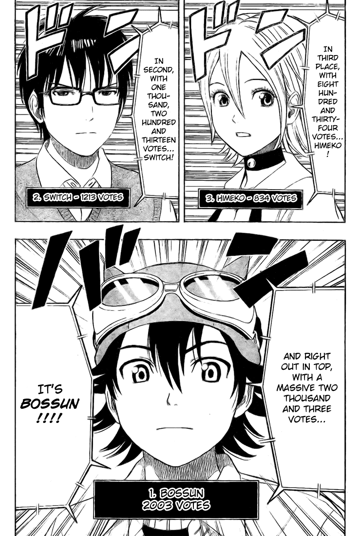 Sket Dance Chapter 68 page 18 - Chapter 68: The First Ever Character Popularity Contest Results Announcement