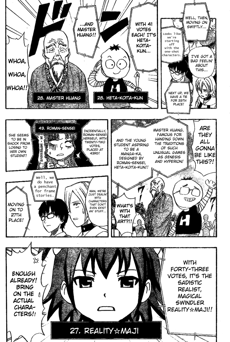 Sket Dance Chapter 68 page 4 - Chapter 68: The First Ever Character Popularity Contest Results Announcement