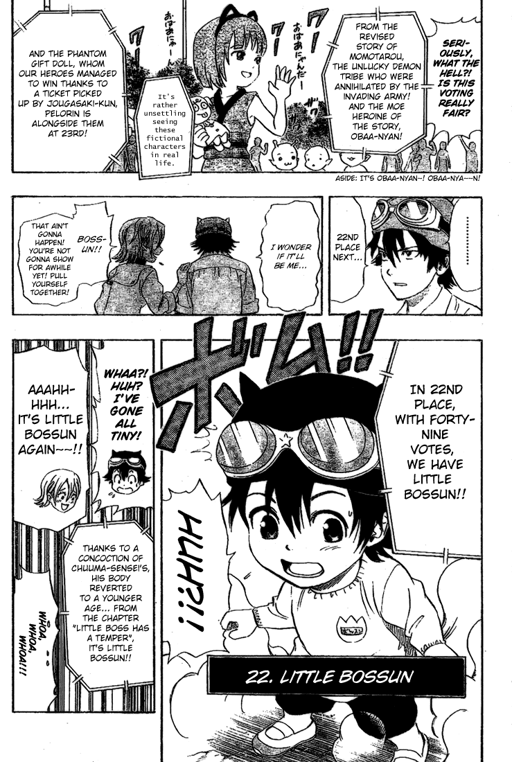 Sket Dance Chapter 68 page 6 - Chapter 68: The First Ever Character Popularity Contest Results Announcement