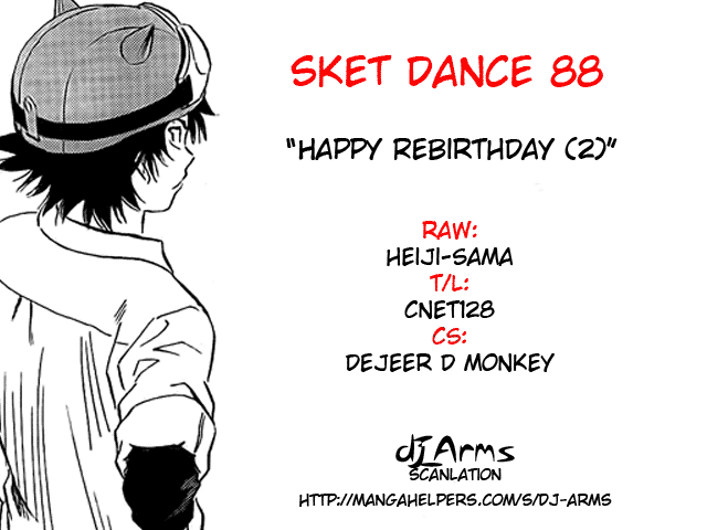 Sket Dance Chapter 88 page 1 - Chapter 88: Happy Rebirthday (2)