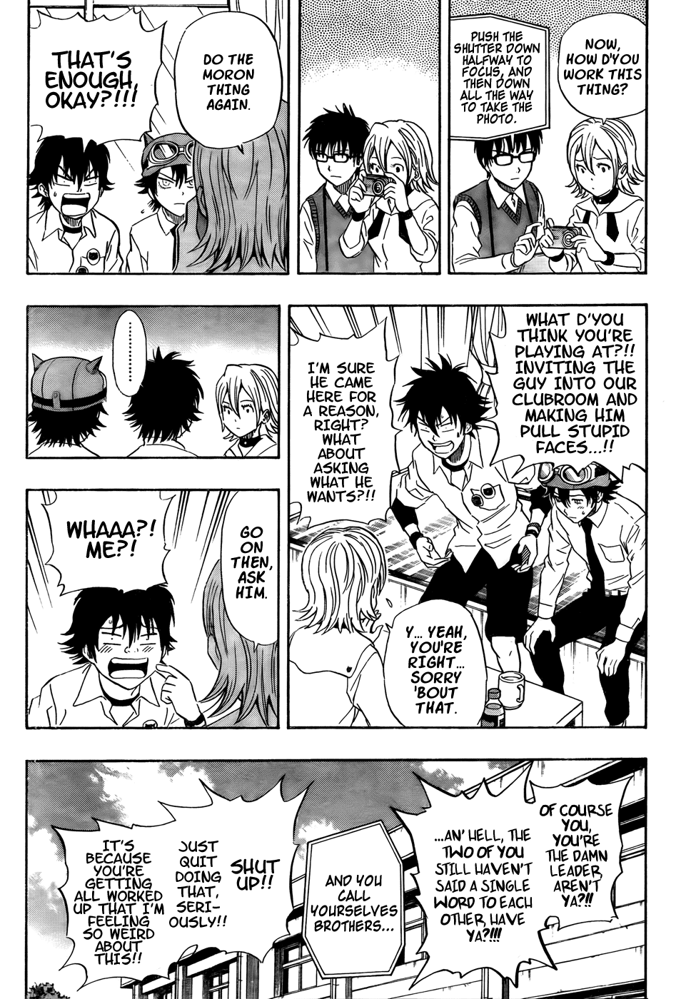 Sket Dance Chapter 92 page 10 - Chapter 92: Charismatic Student Highly Recommends High-level Club Speed-Dating Participation, Congratulations