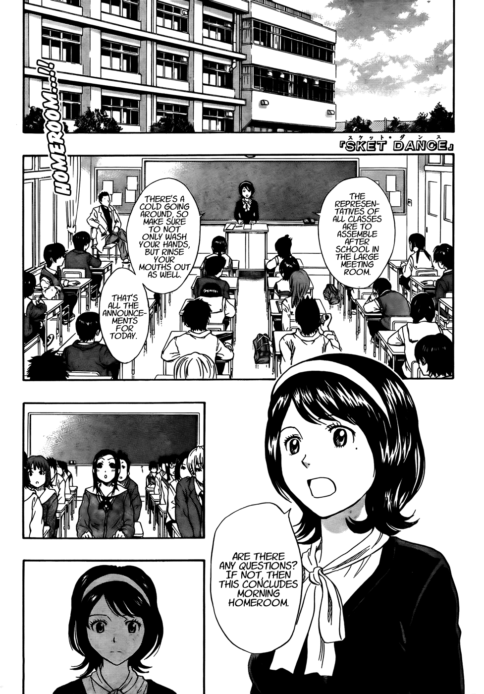 Sket Dance Chapter 93 page 3 - Chapter 93: Oneesan is Popular?