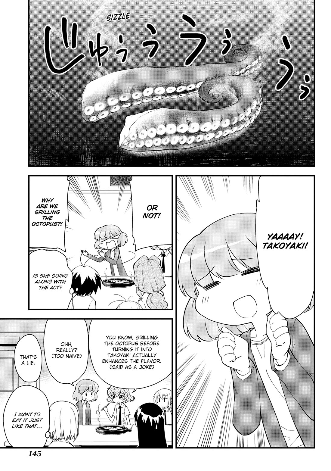 Sketchbook Chapter 207.5 page 7 - Chapter 207.5: New Members and the Takoyaki Party + extras [END]
