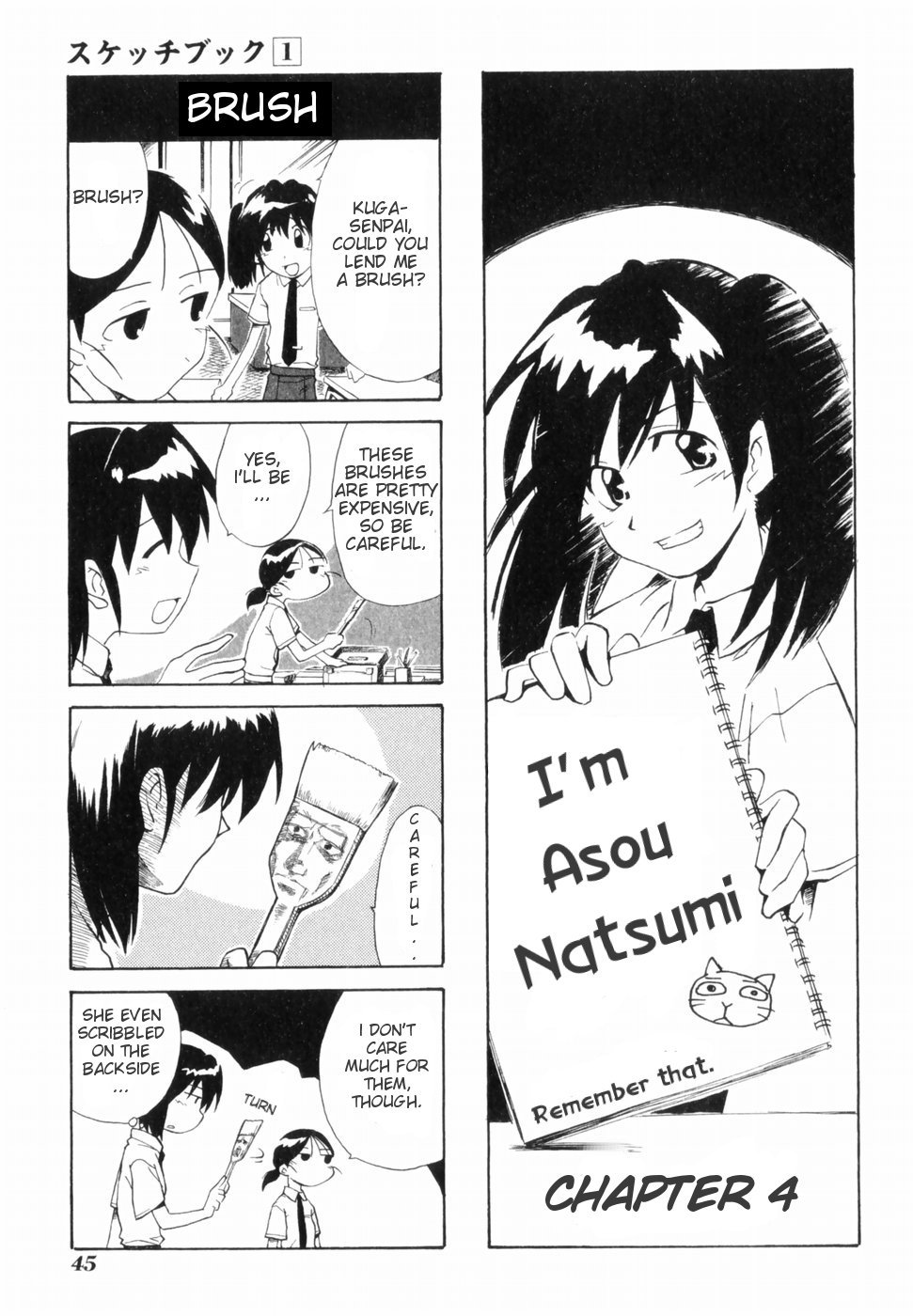 Sketchbook Chapter 4 page 1 - Chapter 4