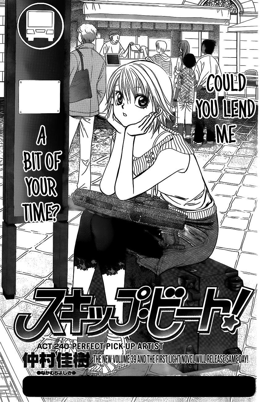 Skip Beat! Chapter 240 page 1 - Chapter 240: The Consummate Pick-up Artist