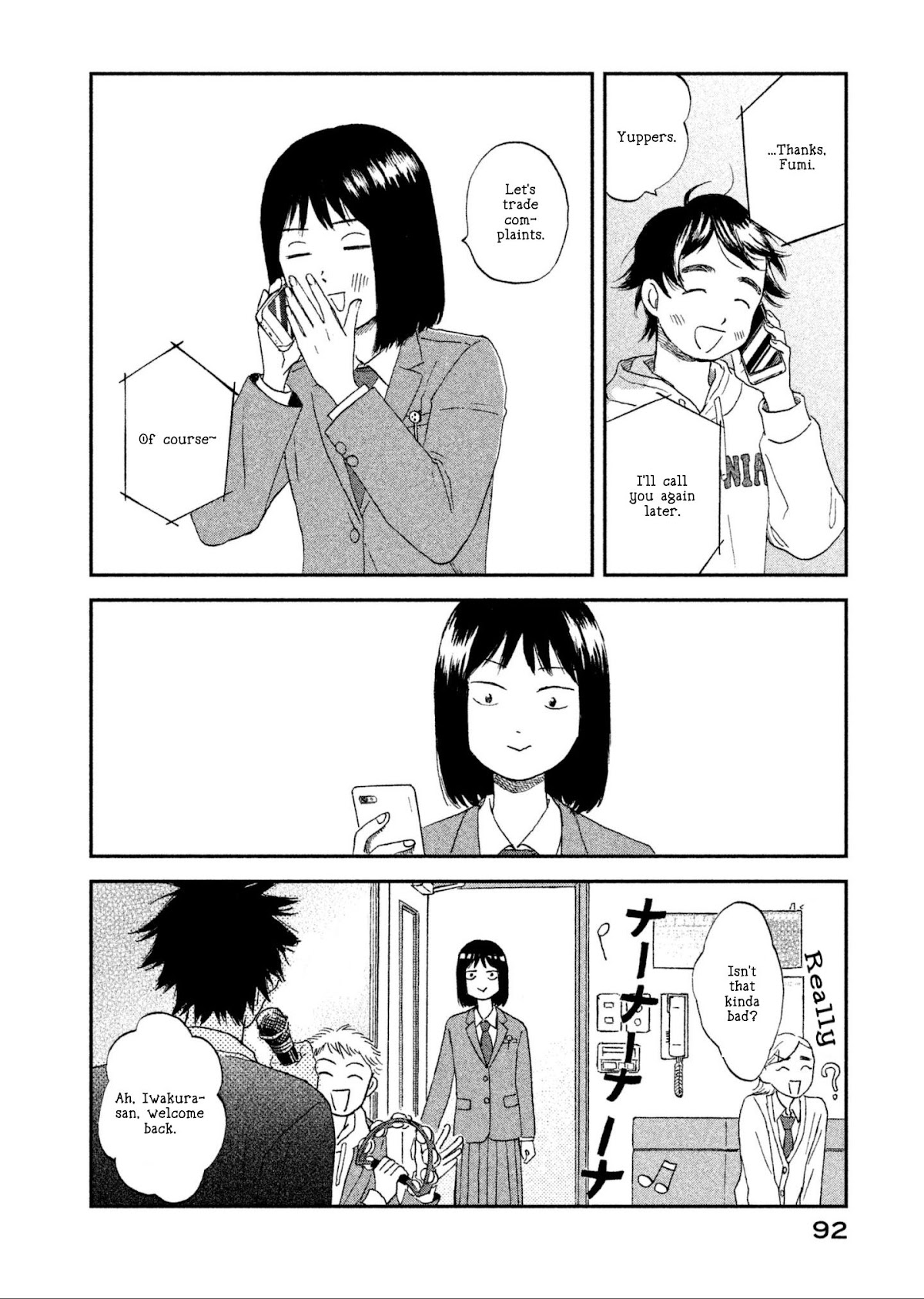 Skip to Loafer Chapter 2 page 36 - Chapter 2: Sowasowa no Karaoke Box "Fidget Fidget Karoake Box"