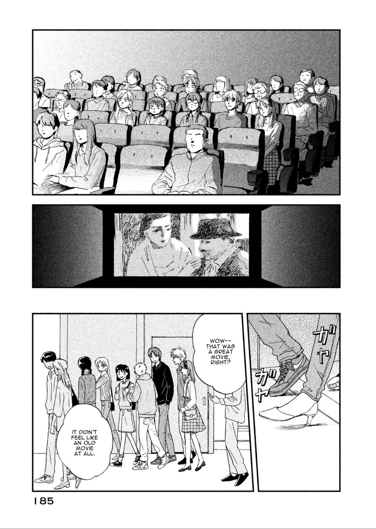 Skip to Loafer Chapter 5 page 23 - Chapter 5: Bachibachi no Eigakan "Cracklin' Movie Theatre"