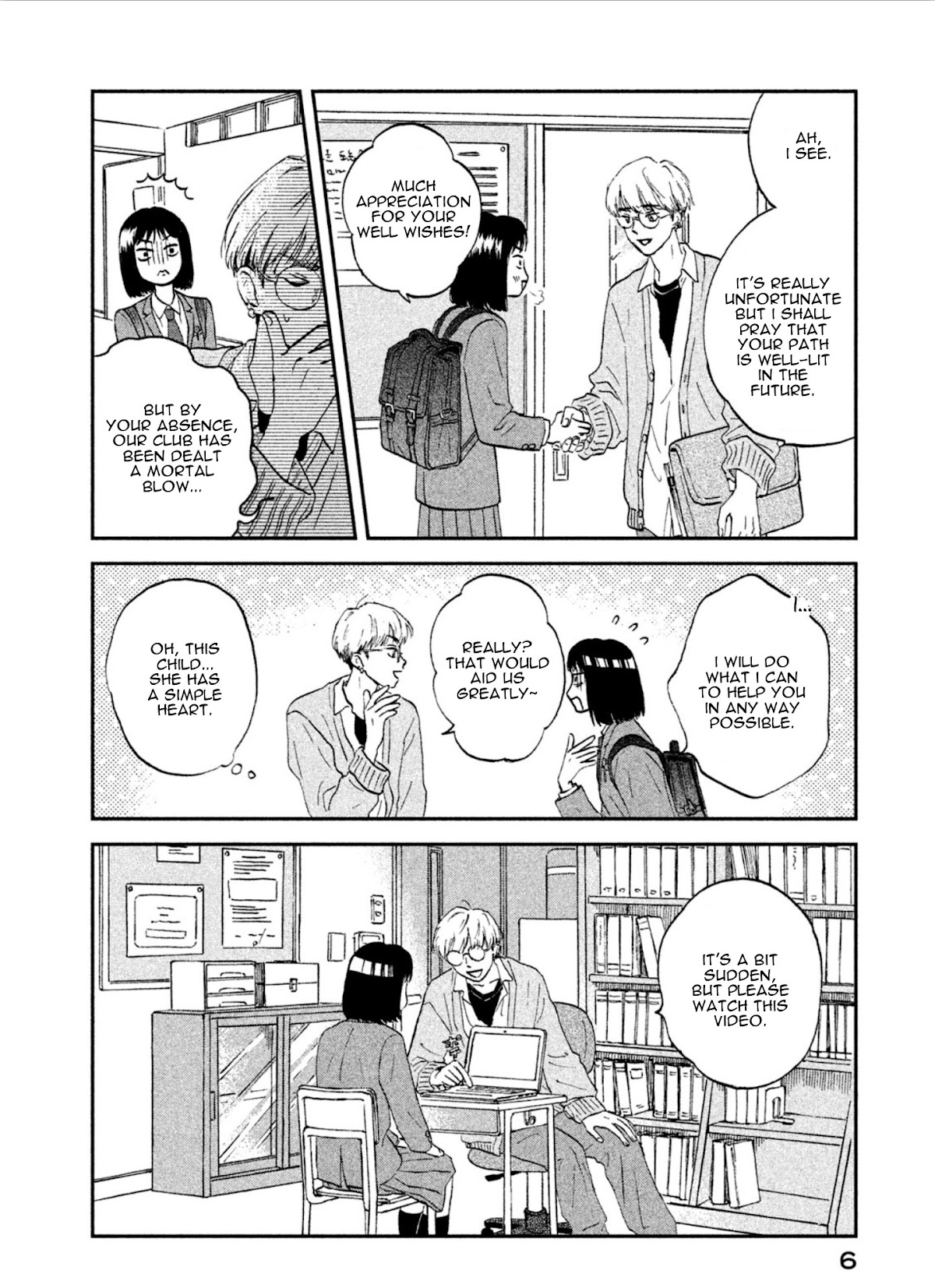 Skip to Loafer Chapter 6 page 8 - Chapter 6: Piripiri no Tomodachi "Tingling Friendship"
