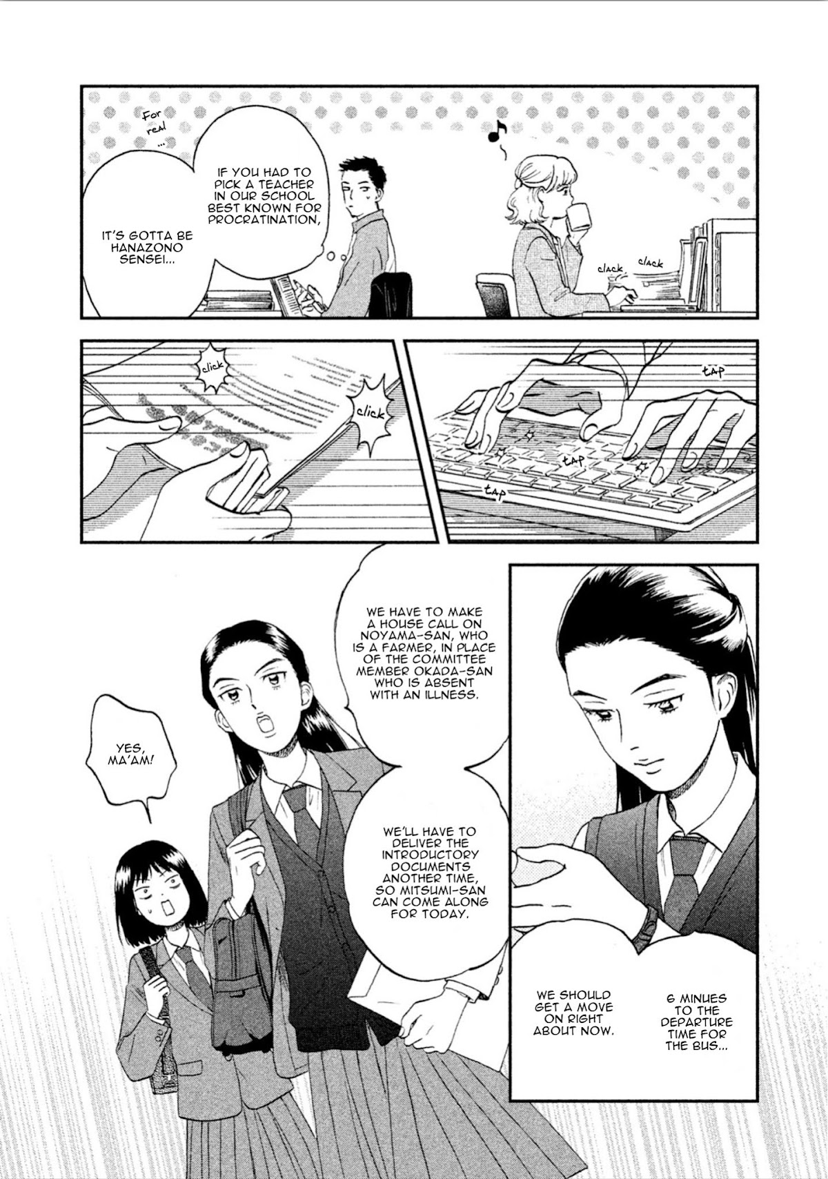 Skip to Loafer Chapter 7 page 8 - Chapter 7: Katsukatsu no Schedule "Clickclopping Schedule"
