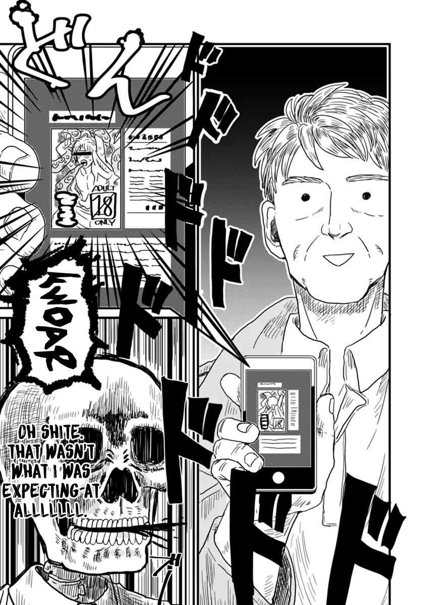 Skull-face Bookseller Honda-san Chapter 1 page 10 - Chapter 1: The Next Customer In Line Is A Handsome Guy.