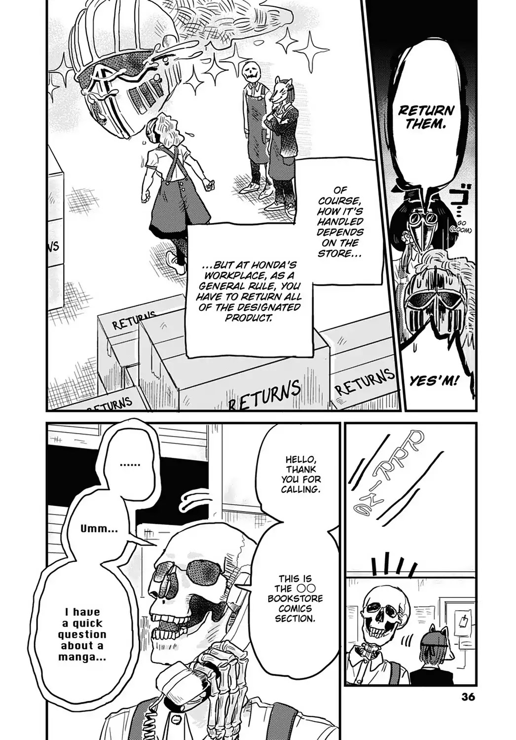 Skull-face Bookseller Honda-san Chapter 10 page 10 - Chapter 10: Erotica on the Mind