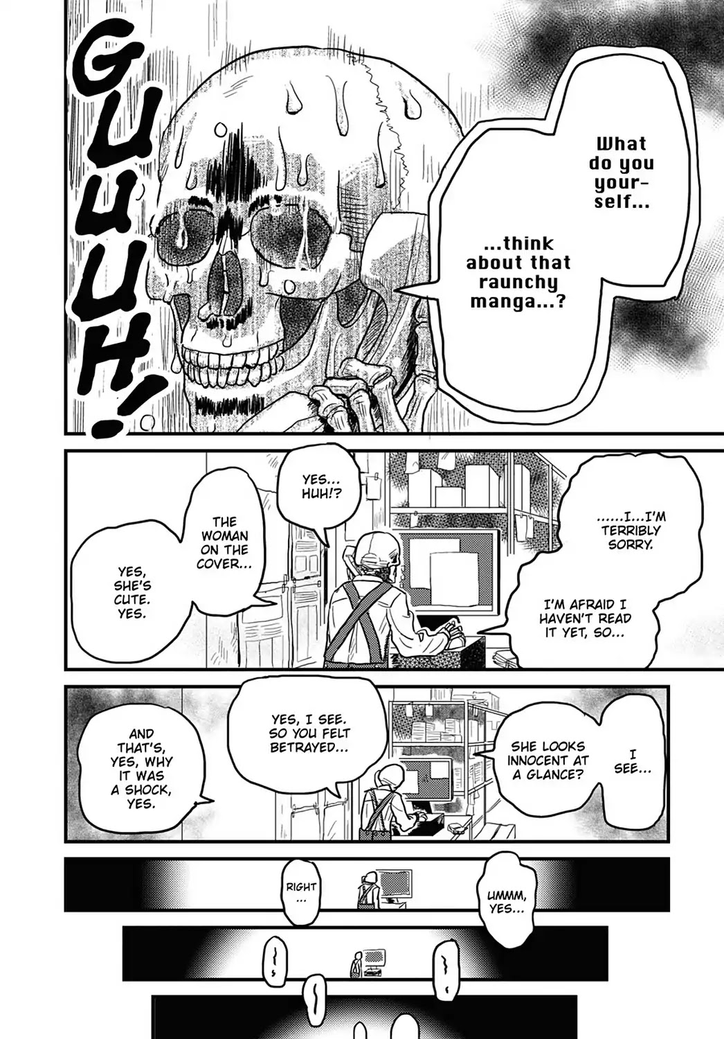 Skull-face Bookseller Honda-san Chapter 10 page 14 - Chapter 10: Erotica on the Mind
