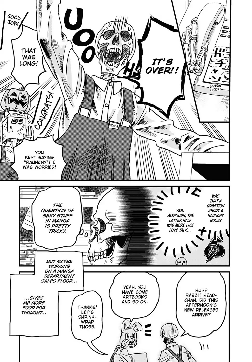 Skull-face Bookseller Honda-san Chapter 10 page 15 - Chapter 10: Erotica on the Mind