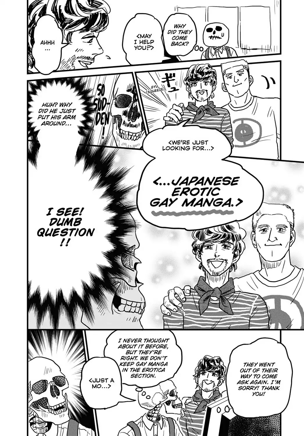 Skull-face Bookseller Honda-san Chapter 10 page 4 - Chapter 10: Erotica on the Mind