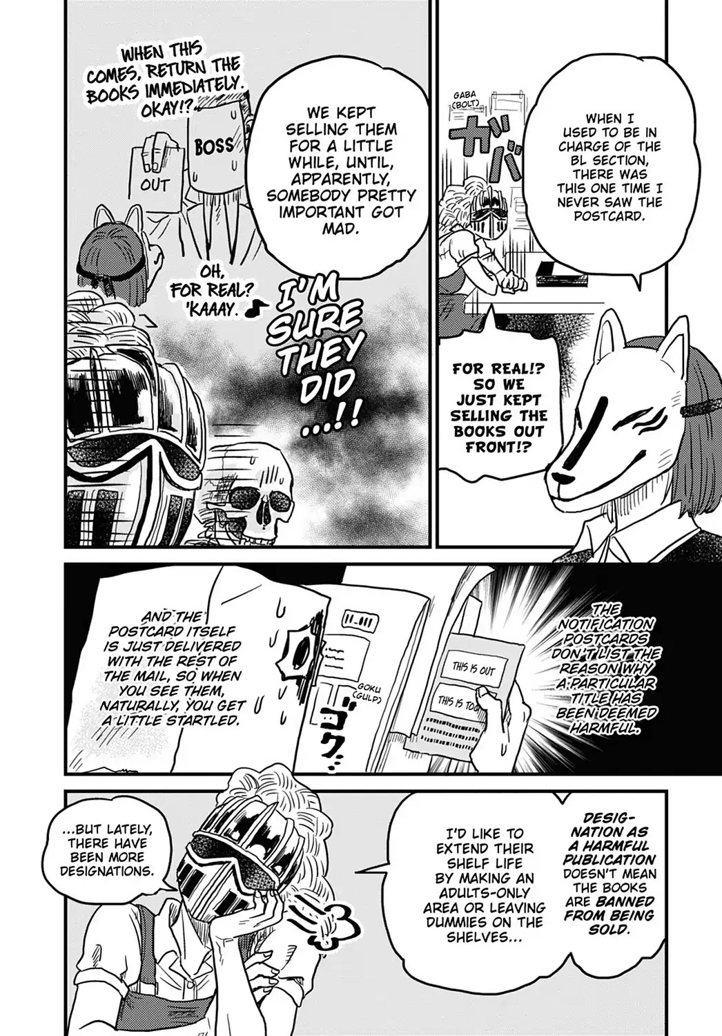 Skull-face Bookseller Honda-san Chapter 10 page 8 - Chapter 10: Erotica on the Mind
