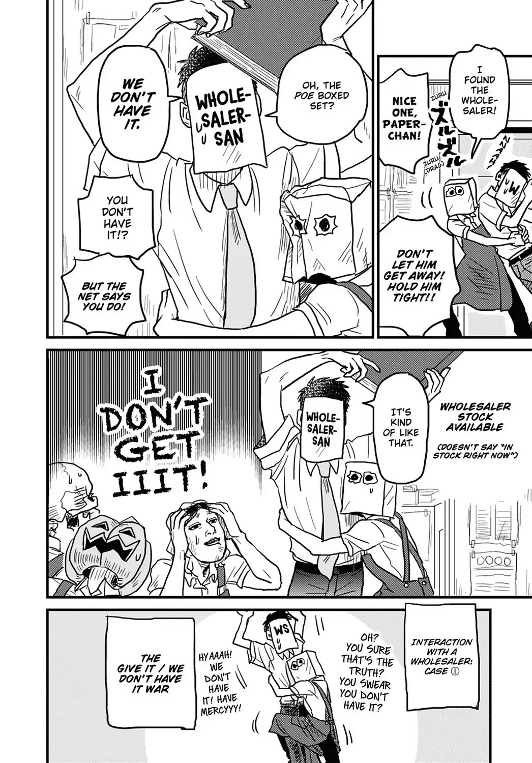 Skull-face Bookseller Honda-san Chapter 11 page 6 - Chapter 11: Tell Me! Wholesaler-san