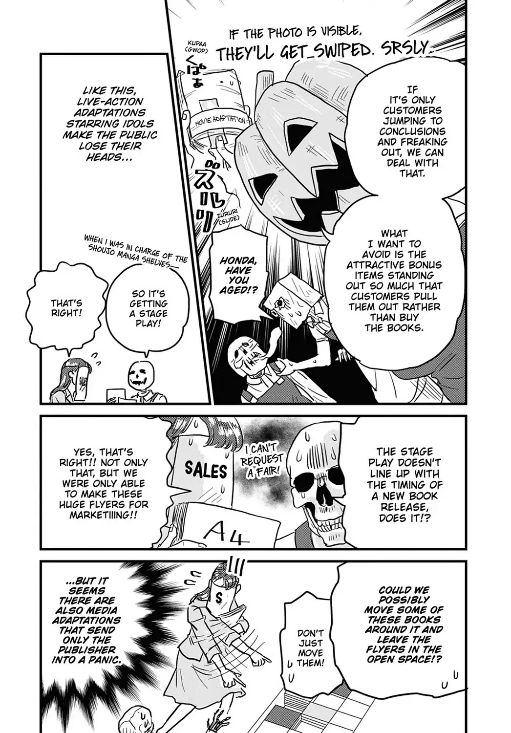 Skull-face Bookseller Honda-san Chapter 12 page 11 - Chapter 12: Our Fair-Day War