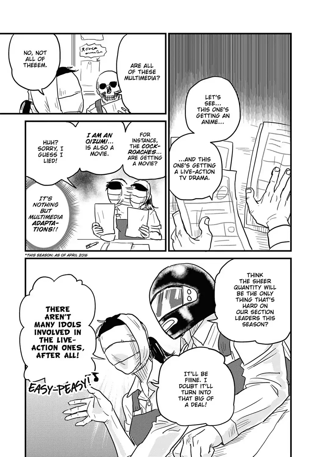 Skull-face Bookseller Honda-san Chapter 12 page 7 - Chapter 12: Our Fair-Day War
