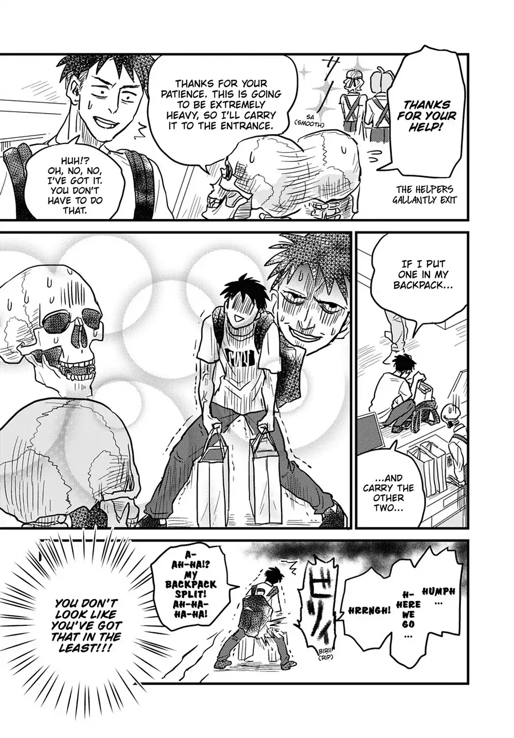 Skull-face Bookseller Honda-san Chapter 13 page 5 - Chapter 13: Bookstores Are Great, Capisce?