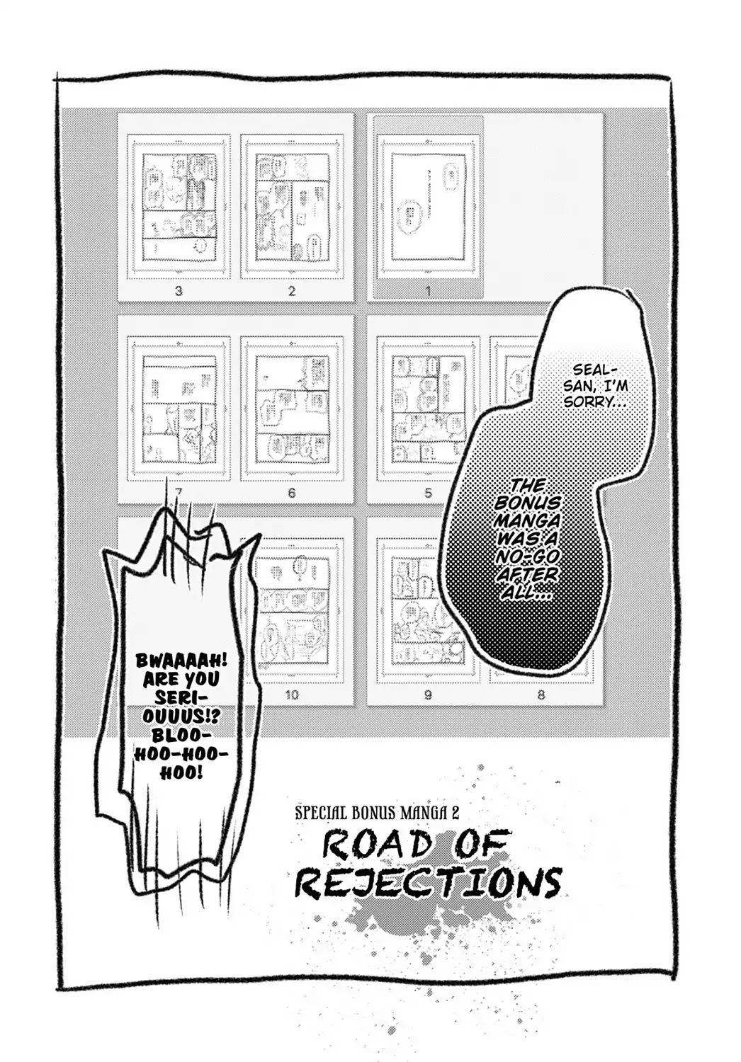 Skull-face Bookseller Honda-san Chapter 14.6 page 1 - Vol.2 Special Bonus Manga 2