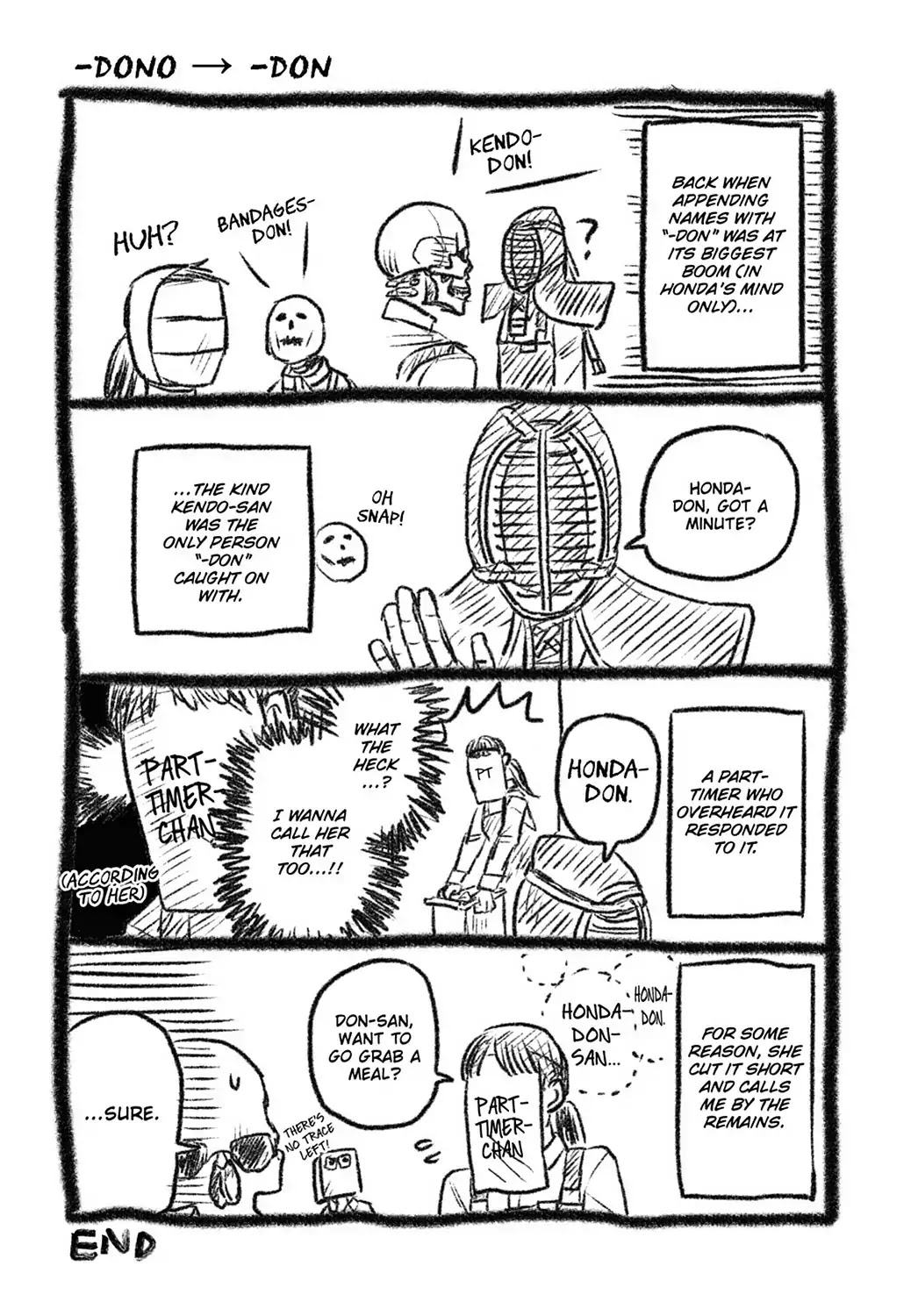 Skull-face Bookseller Honda-san Chapter 14.6 page 13 - Vol.2 Special Bonus Manga 2