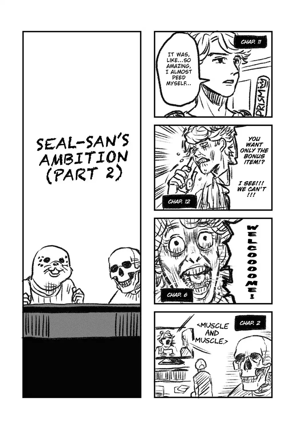 Skull-face Bookseller Honda-san Chapter 14.6 page 15 - Vol.2 Special Bonus Manga 2