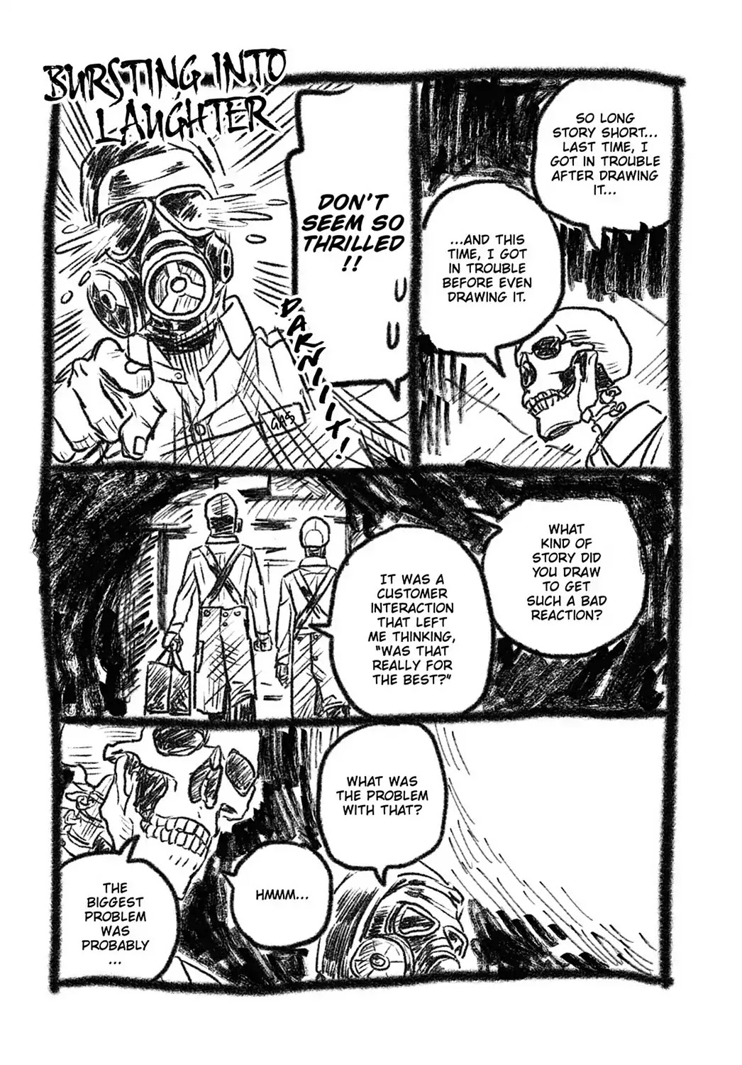 Skull-face Bookseller Honda-san Chapter 14.6 page 9 - Vol.2 Special Bonus Manga 2