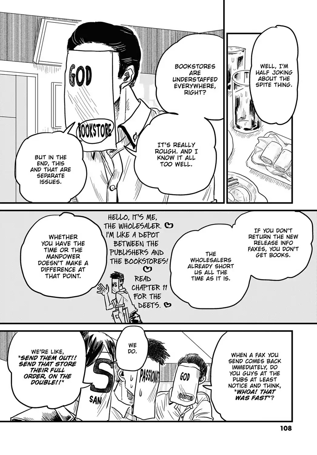 Skull-face Bookseller Honda-san Chapter 14 page 10 - Chapter 14: Bookseller Stew Drinking Party