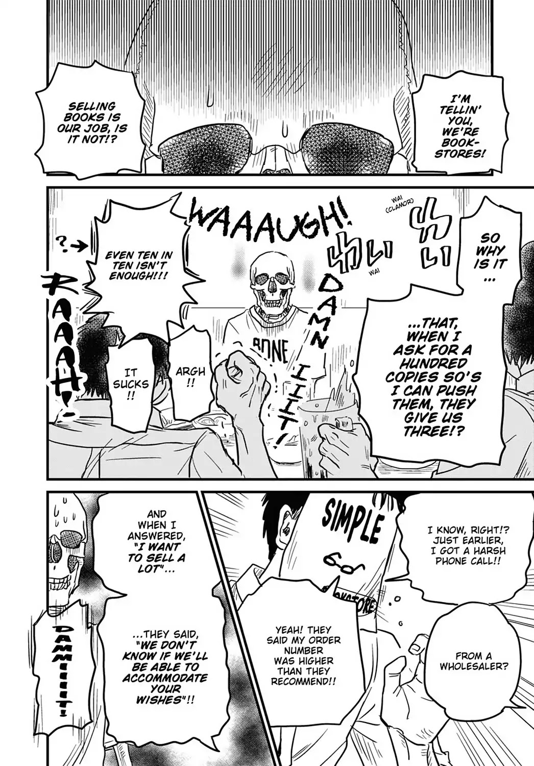 Skull-face Bookseller Honda-san Chapter 14 page 6 - Chapter 14: Bookseller Stew Drinking Party