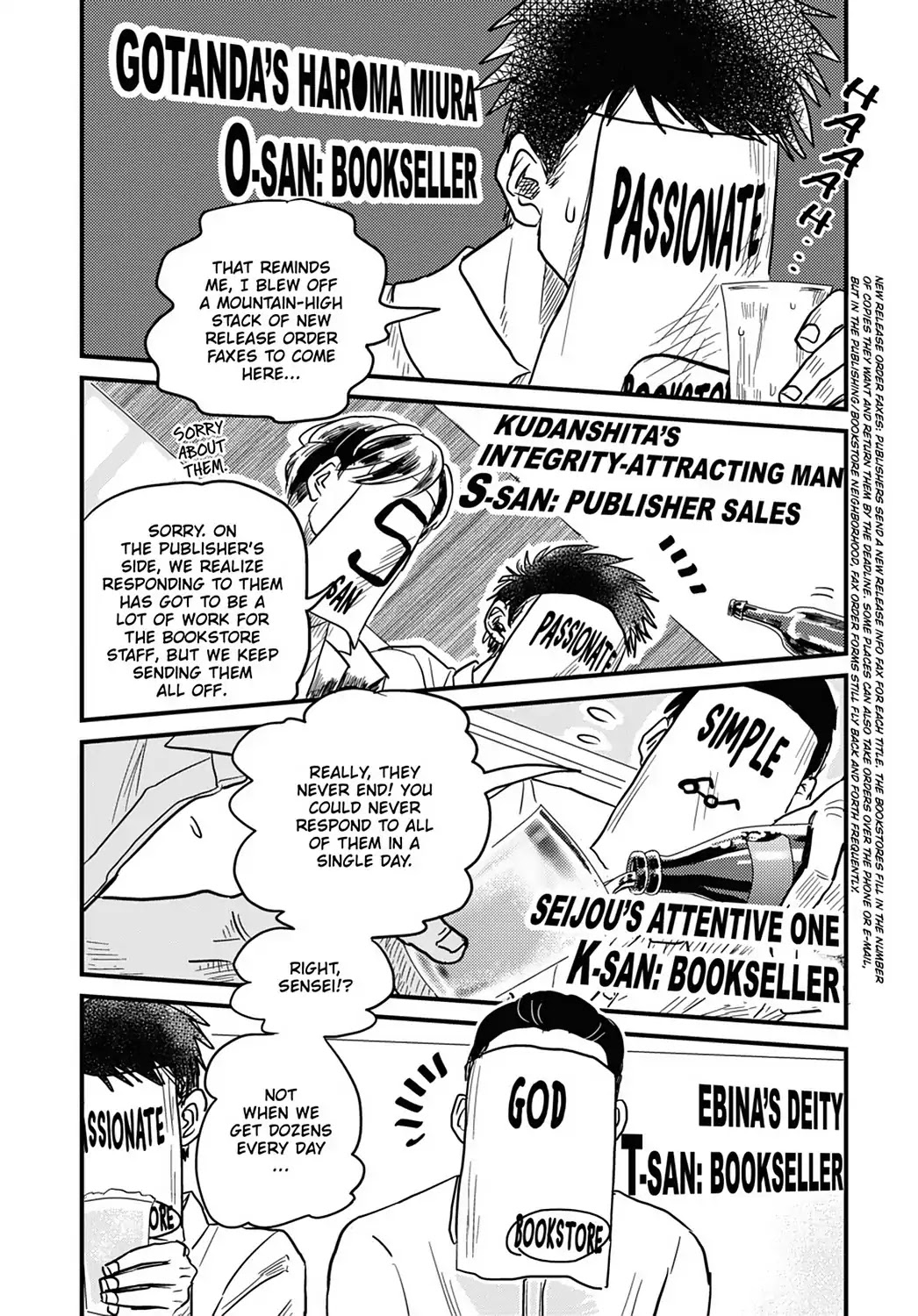 Skull-face Bookseller Honda-san Chapter 14 page 8 - Chapter 14: Bookseller Stew Drinking Party