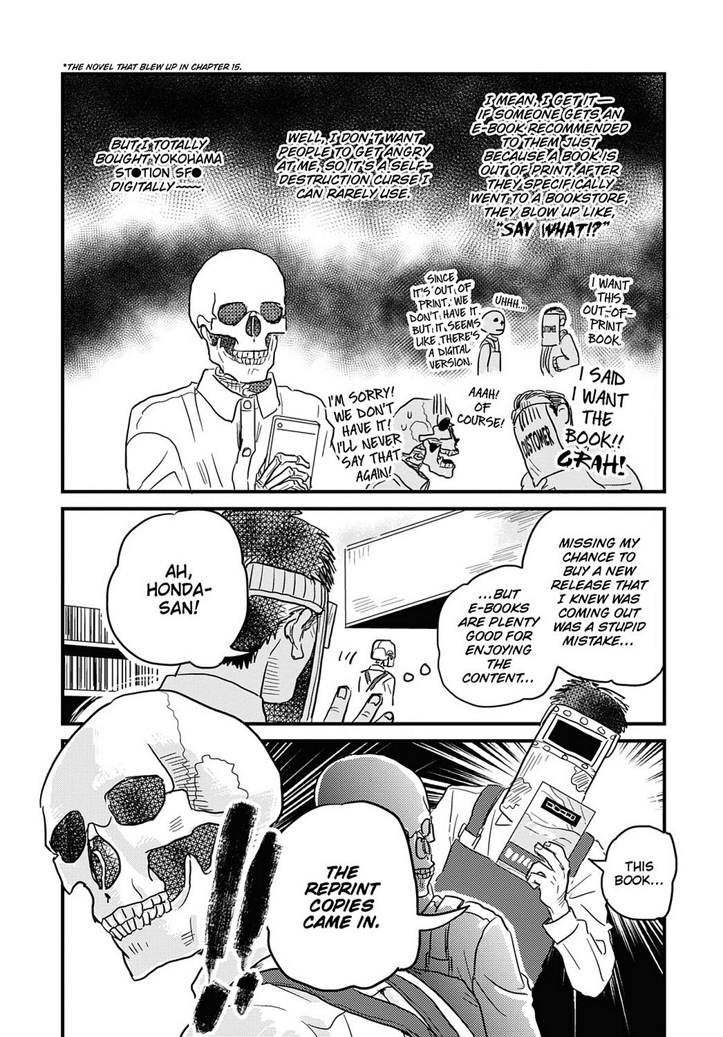 Skull-face Bookseller Honda-san Chapter 16 page 15 - Chapter 16