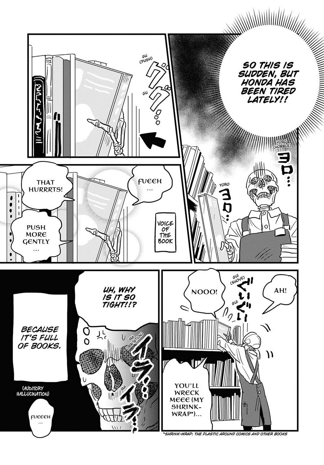 Skull-face Bookseller Honda-san Chapter 16 page 3 - Chapter 16