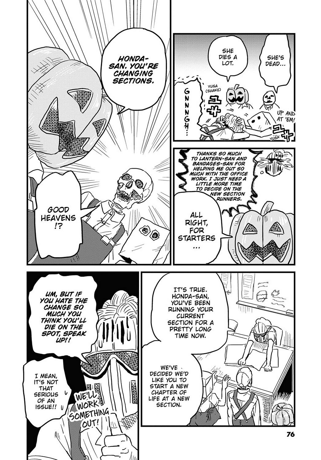 Skull-face Bookseller Honda-san Chapter 19 page 4 - Chapter 19