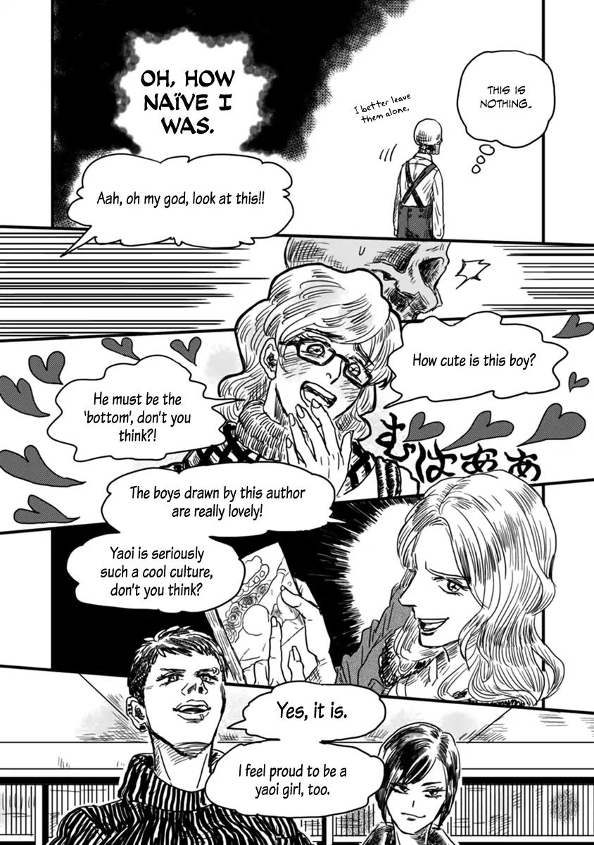 Skull-face Bookseller Honda-san Chapter 2 page 10 - Chapter 2: Yaoi Girls From Overseas!!!