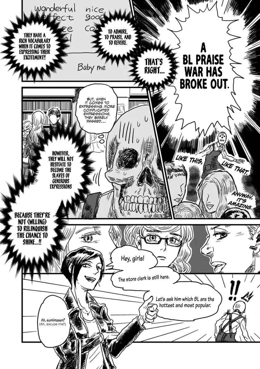 Skull-face Bookseller Honda-san Chapter 2 page 11 - Chapter 2: Yaoi Girls From Overseas!!!