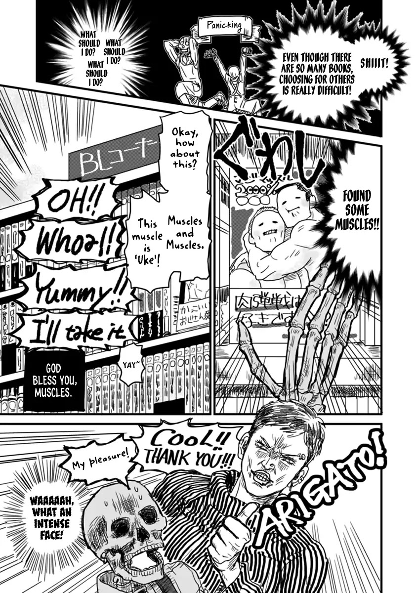 Skull-face Bookseller Honda-san Chapter 2 page 14 - Chapter 2: Yaoi Girls From Overseas!!!