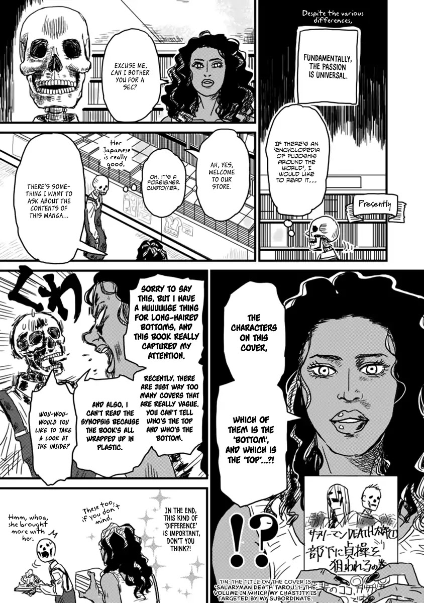 Skull-face Bookseller Honda-san Chapter 2 page 17 - Chapter 2: Yaoi Girls From Overseas!!!