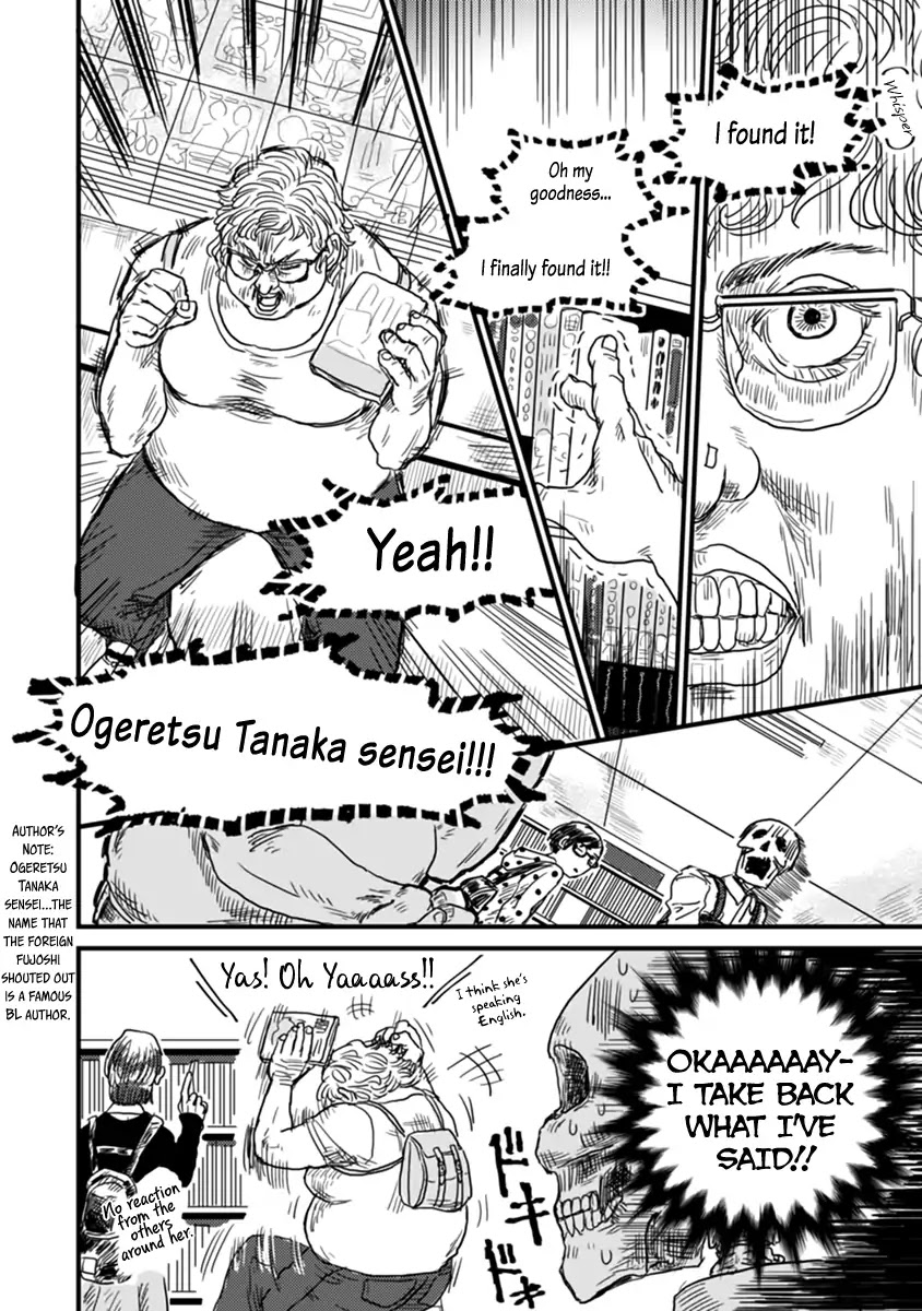 Skull-face Bookseller Honda-san Chapter 2 page 7 - Chapter 2: Yaoi Girls From Overseas!!!