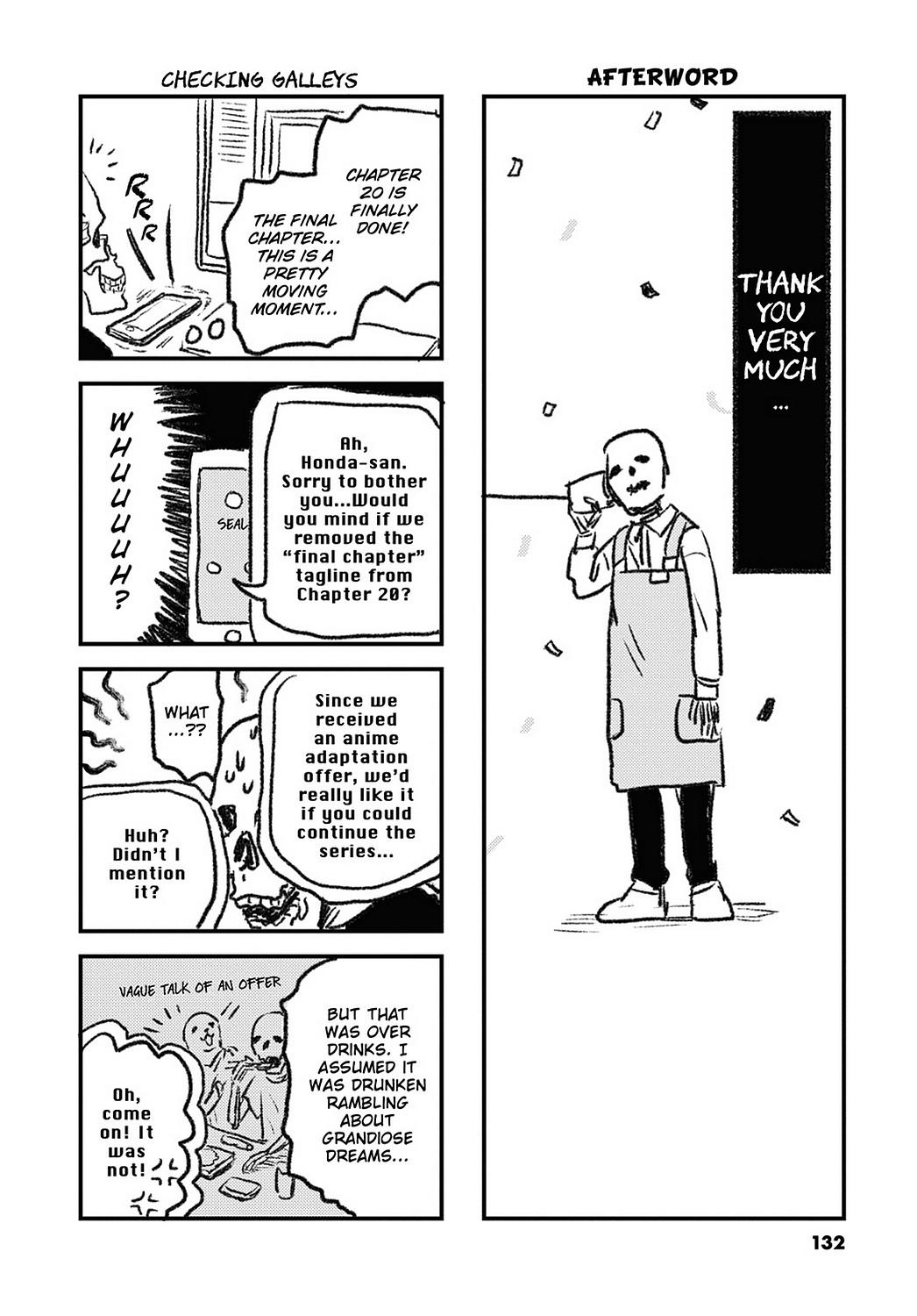 Skull-face Bookseller Honda-san Chapter 20.5 page 22 - Chapter 20.5
