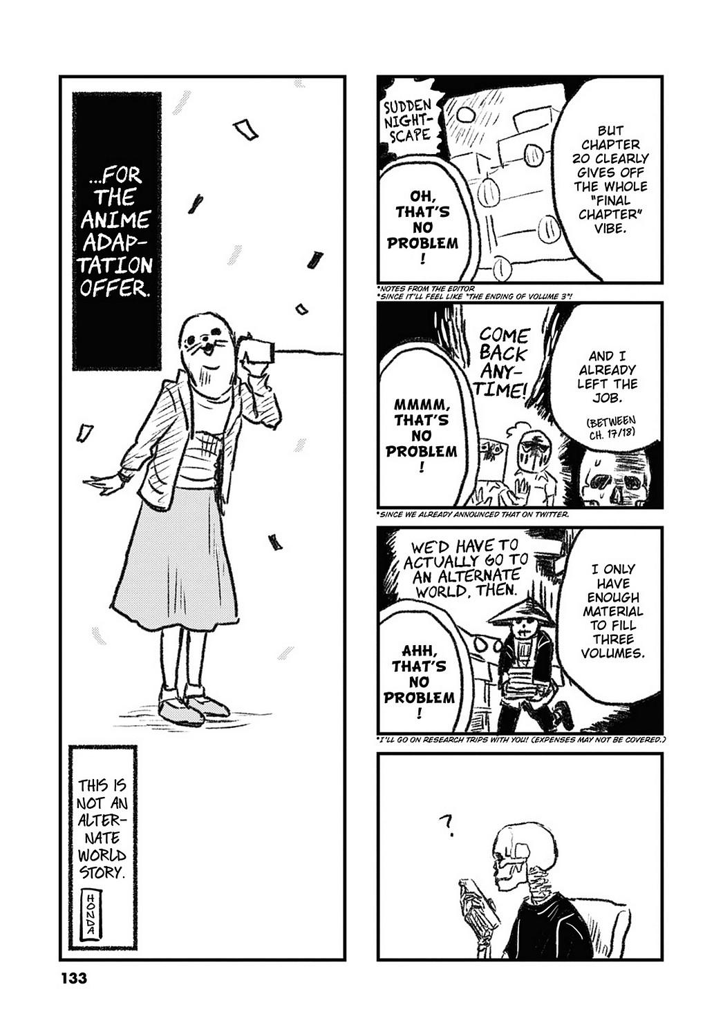 Skull-face Bookseller Honda-san Chapter 20.5 page 23 - Chapter 20.5