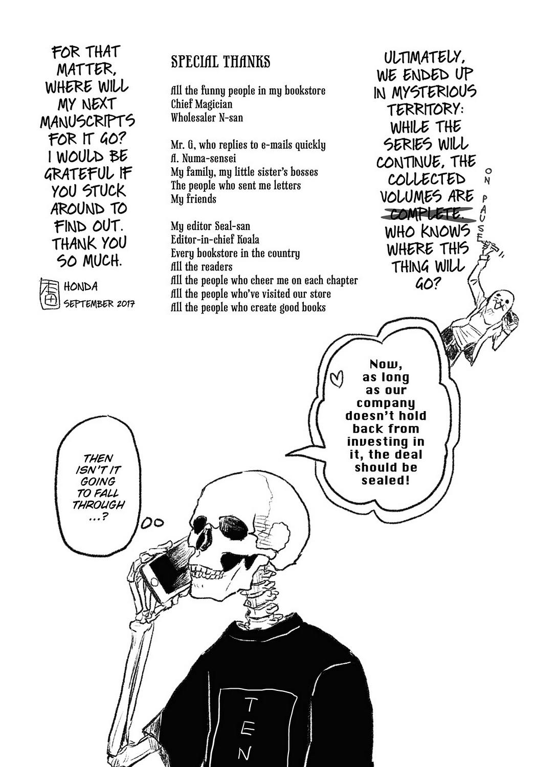 Skull-face Bookseller Honda-san Chapter 20.5 page 24 - Chapter 20.5